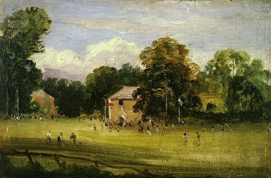 La fiera del villaggio, East Bergholt da Thomas Churchyard
