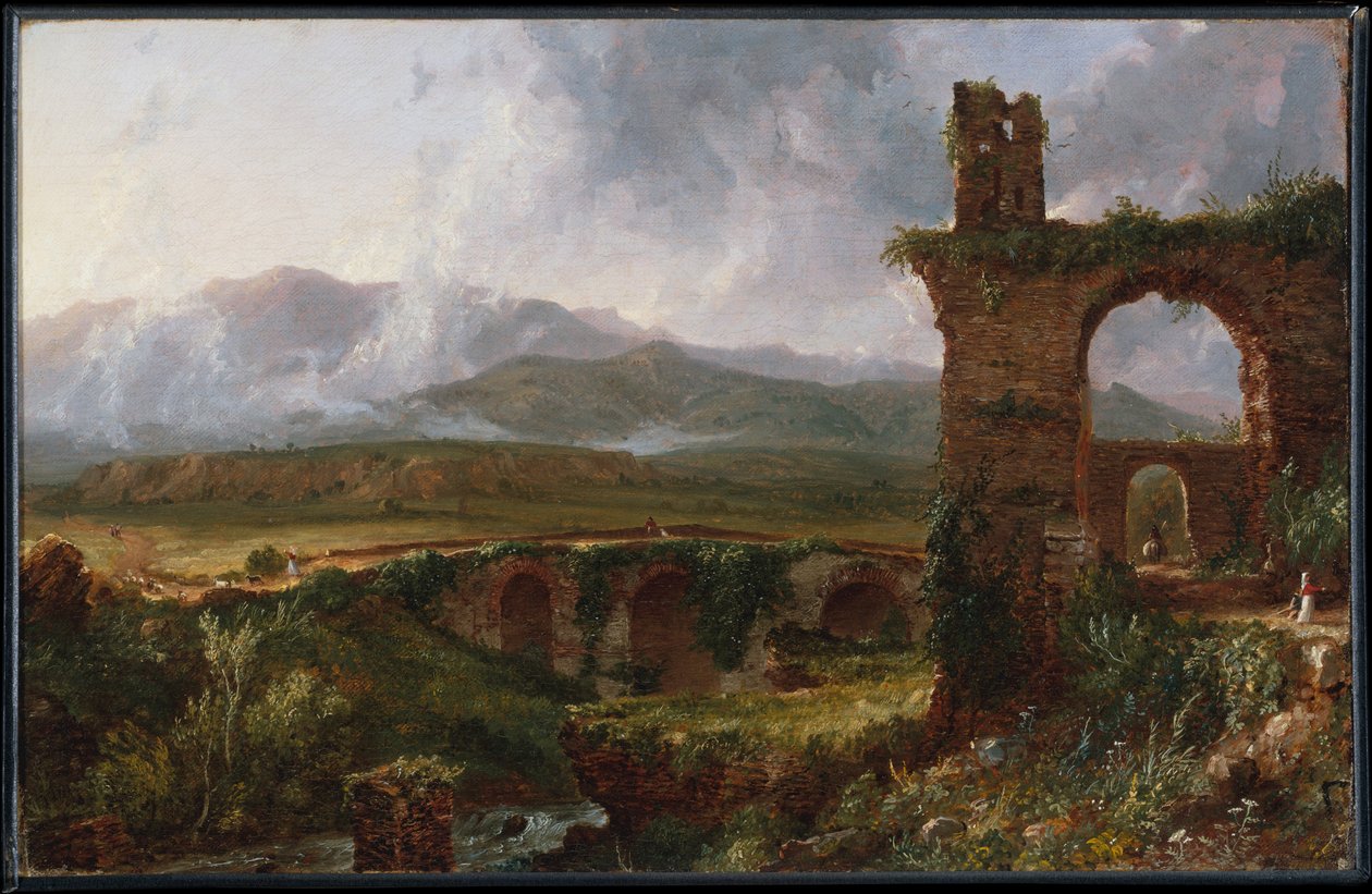 Una veduta nei pressi di Tivoli (mattina) da Thomas Cole