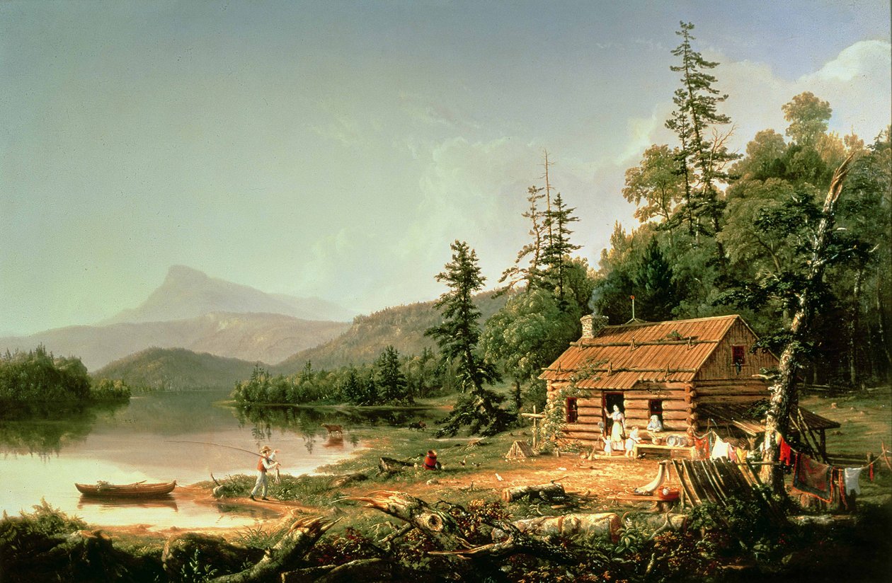 Casa nel bosco, 1847 da Thomas Cole