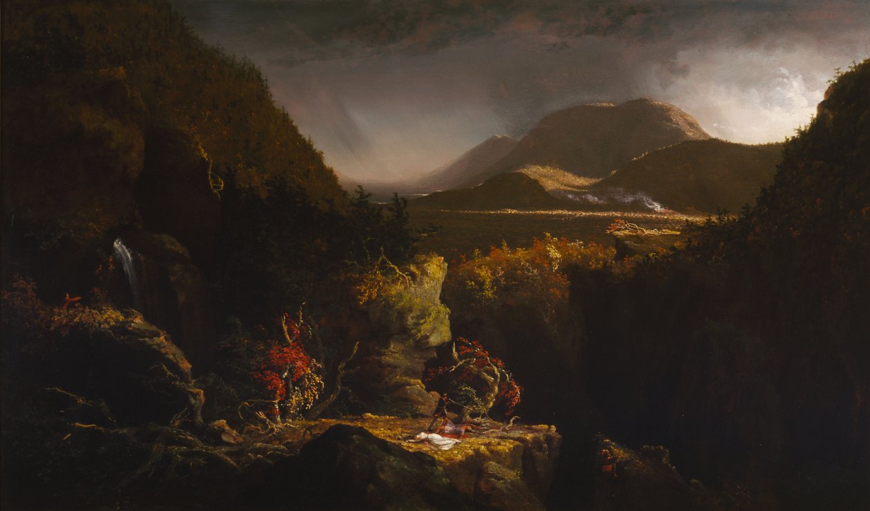 Paesaggio con figure: Una scena tratta da "L