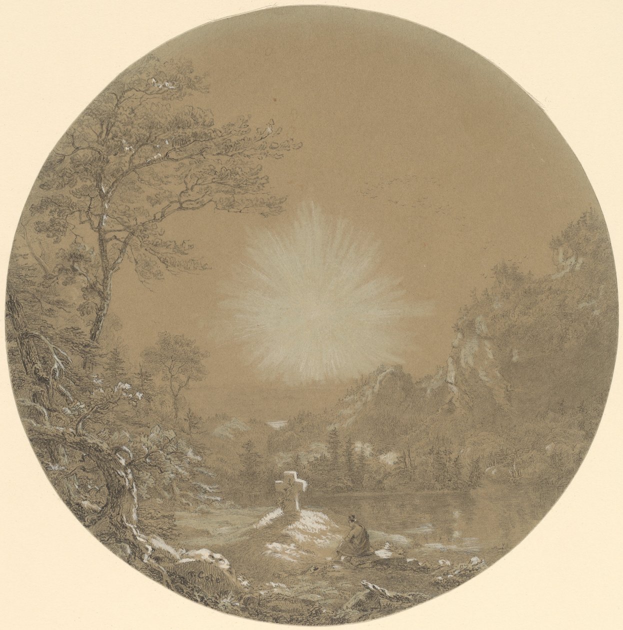 La croce nel deserto da Thomas Cole