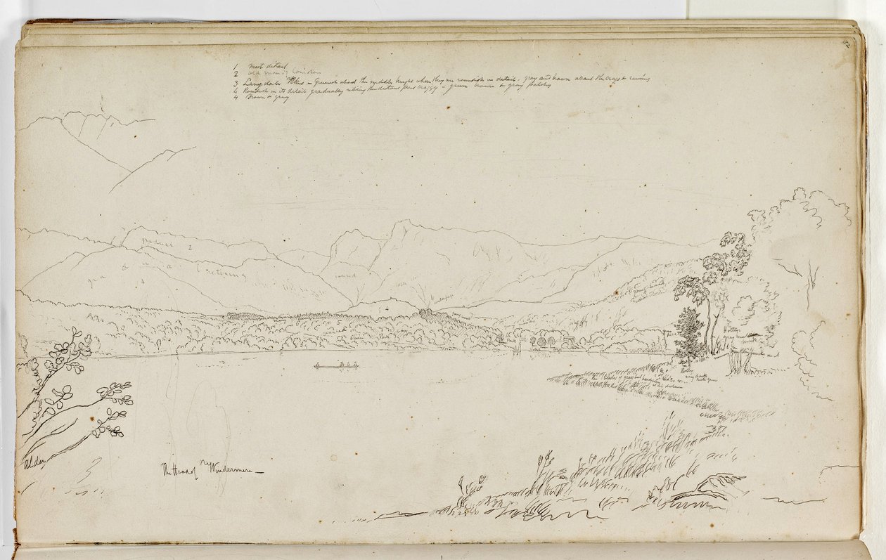 La testa di Windermere, Lake District, Inghilterra, 1829 da Thomas Cole