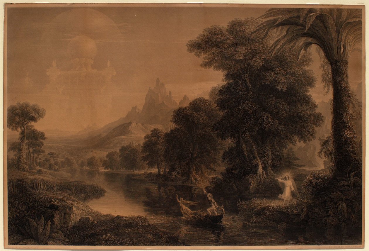 Il viaggio della vita, II, giovinezza da Thomas Cole