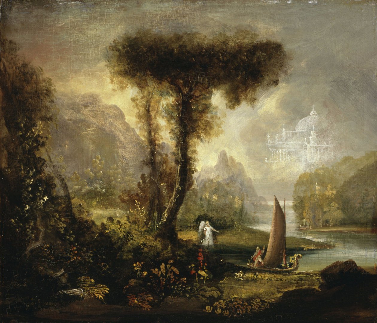 Il viaggio della vita: la giovinezza (studio) da Thomas Cole