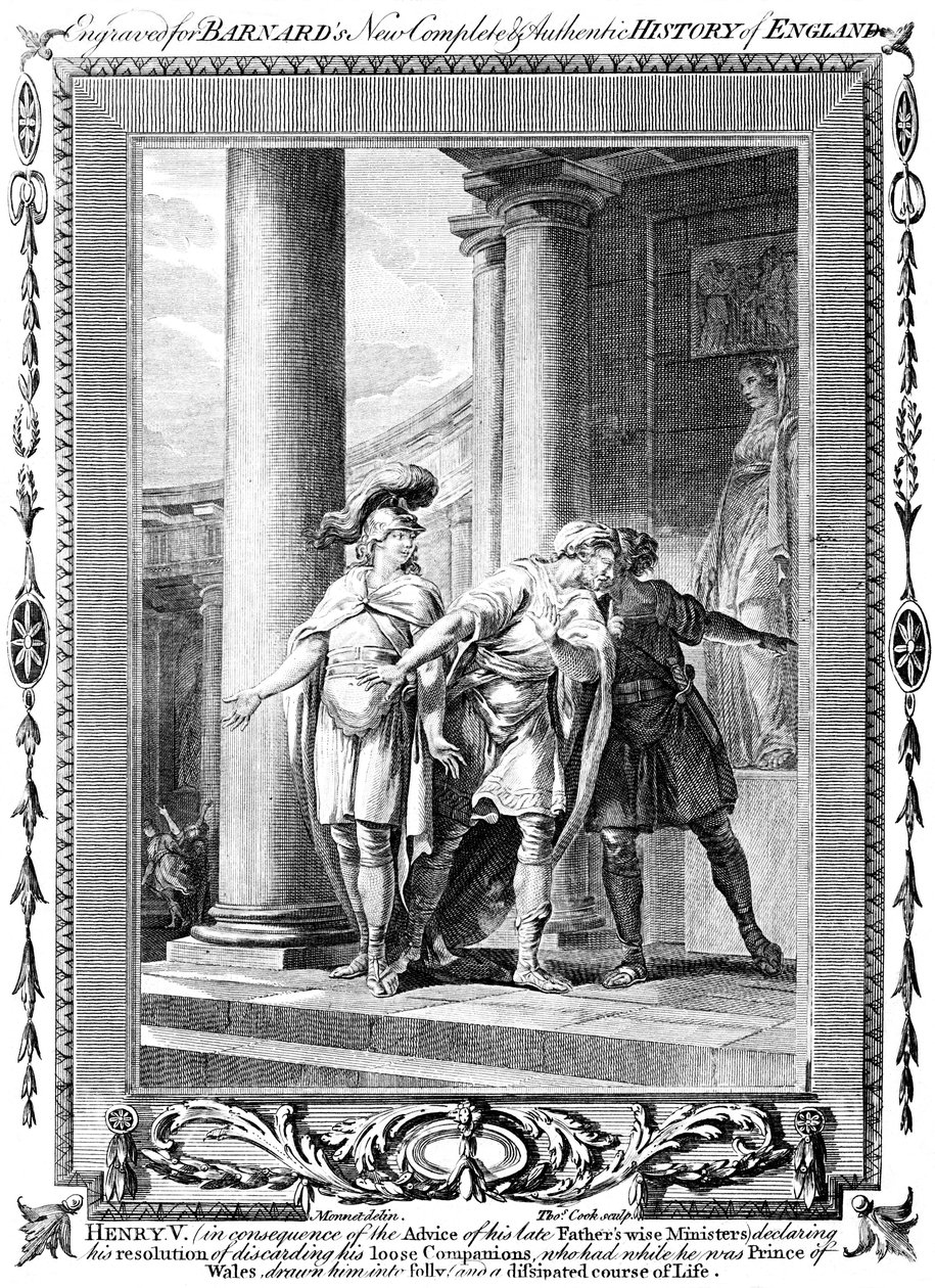 Re Enrico V 1387-1422, inizio XIX secolo da Thomas Cook