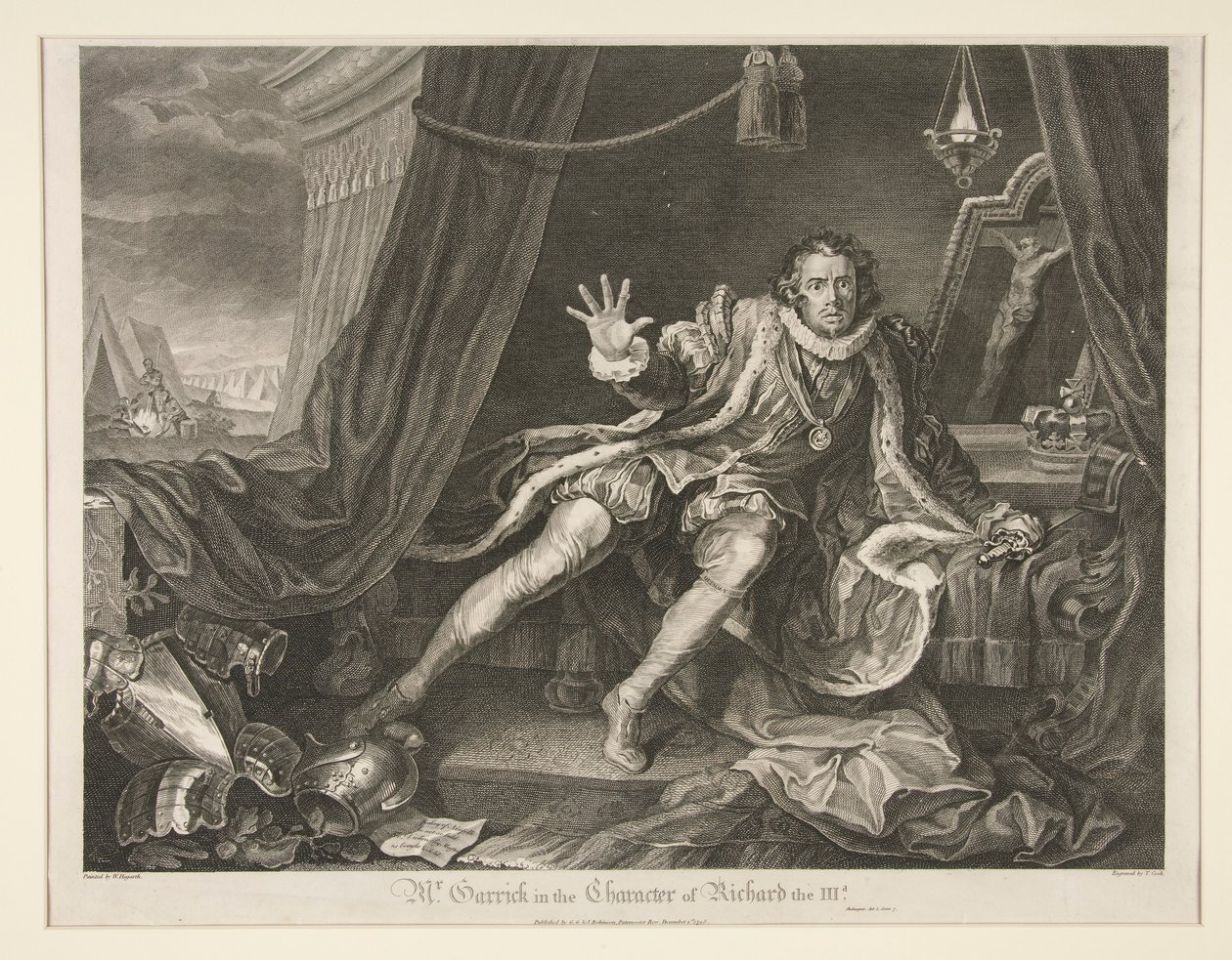Mr. Garrick nel ruolo di Riccardo III da Thomas Cook