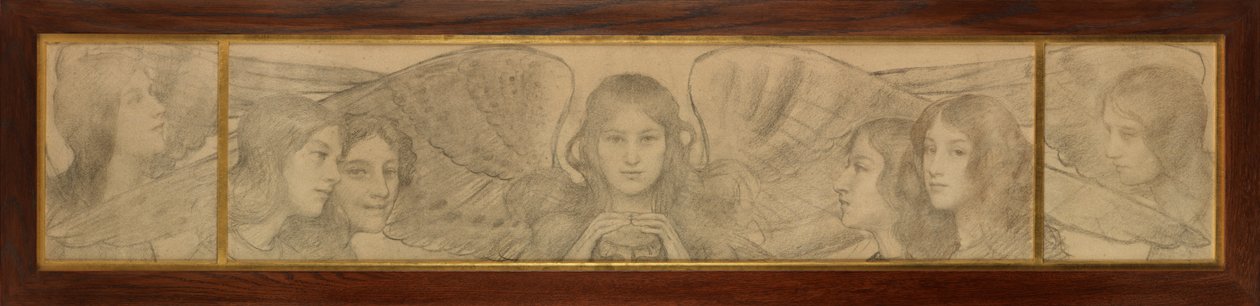 Trittico degli angeli da Thomas Cooper Gotch