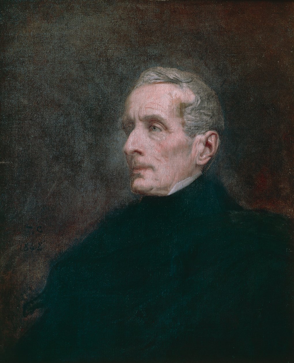 Ritratto di Alphonse de Lamartine da Thomas Couture