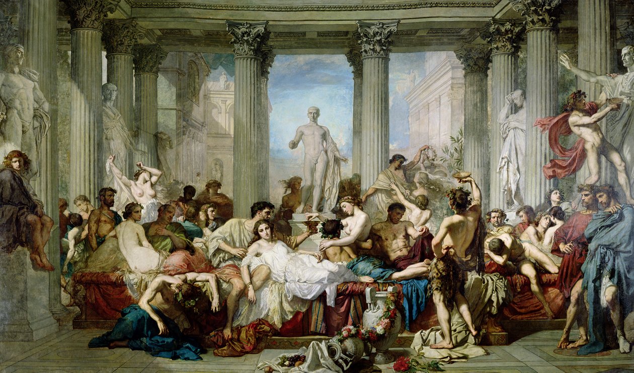 I Romani nella loro decadenza da Thomas Couture