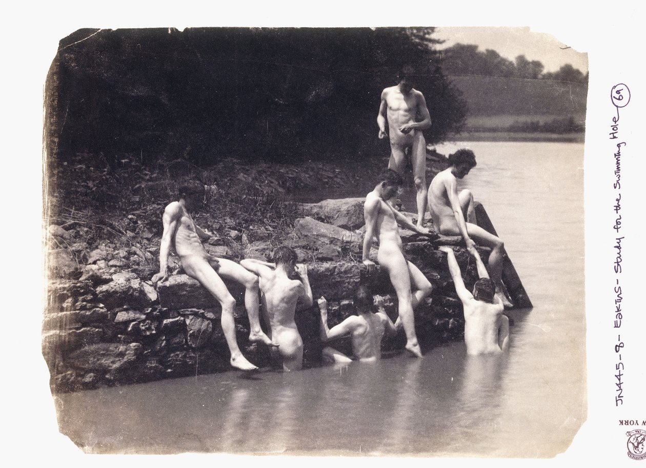 Studio per il dipinto "The Swimming Hole", c. 1883 da Thomas Cowperthwait Eakins