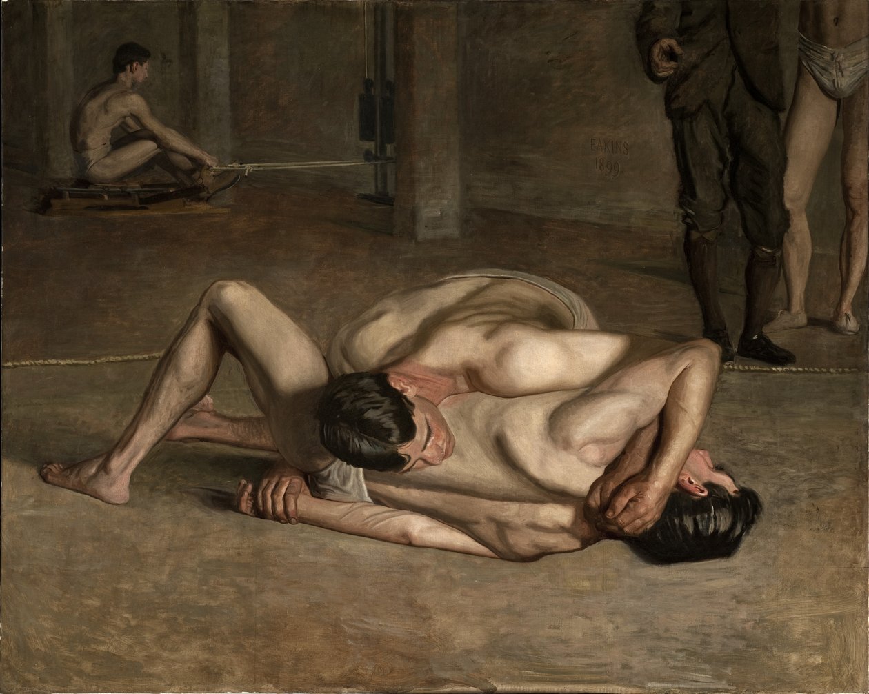 Lottatori da Thomas Cowperthwait Eakins