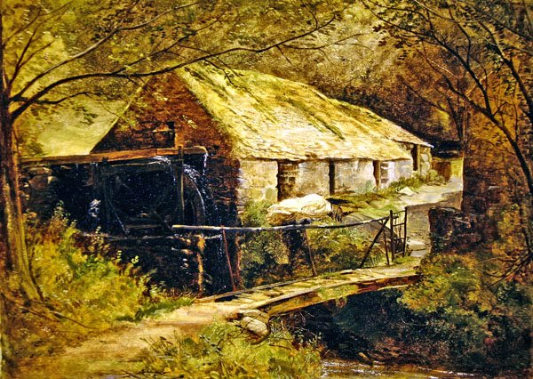 Mulino di Dolgelly, Galles del Nord da Thomas Creswick