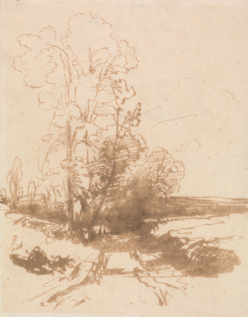 In una strada di campagna da Thomas Creswick