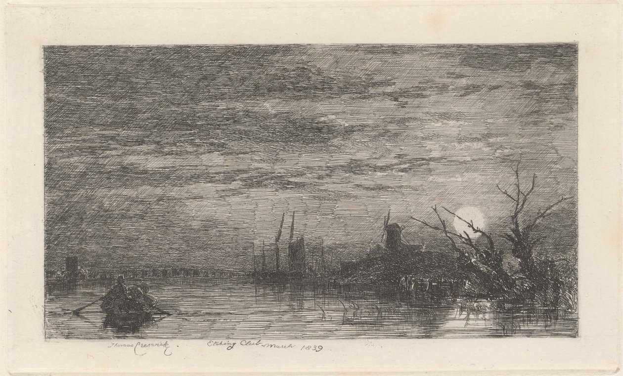 Chiaro di luna da Thomas Creswick