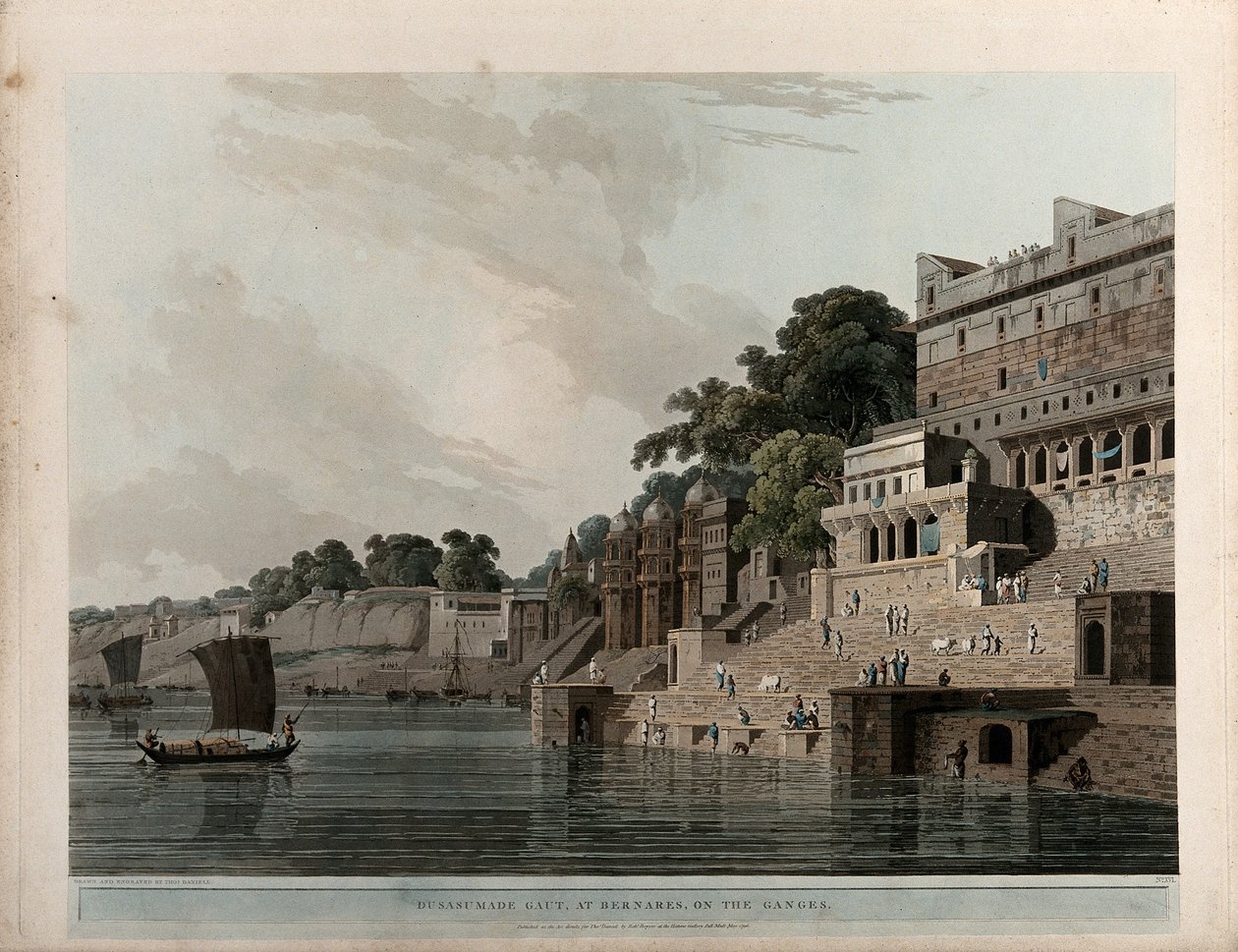 Dusasumade Gaut, a Benares da Thomas Daniell