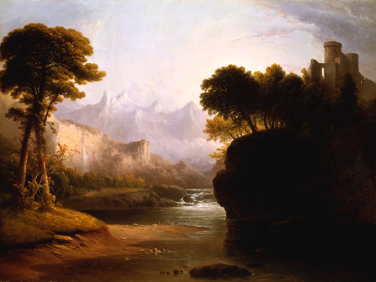 Paesaggio fantastico, 1834 da Thomas Doughty