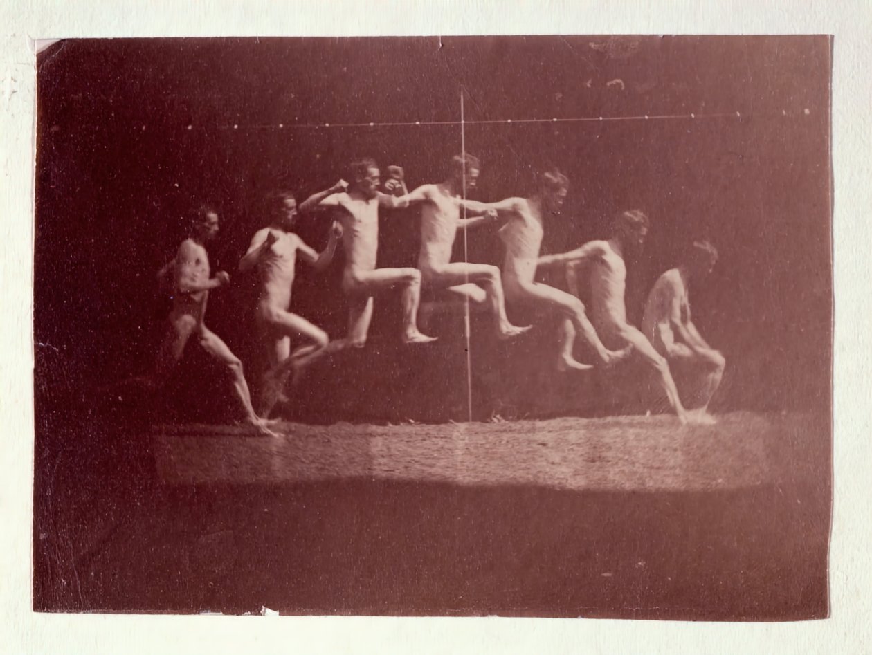 Fotografie della ruota di Marey di George Reynolds da Thomas Eakins