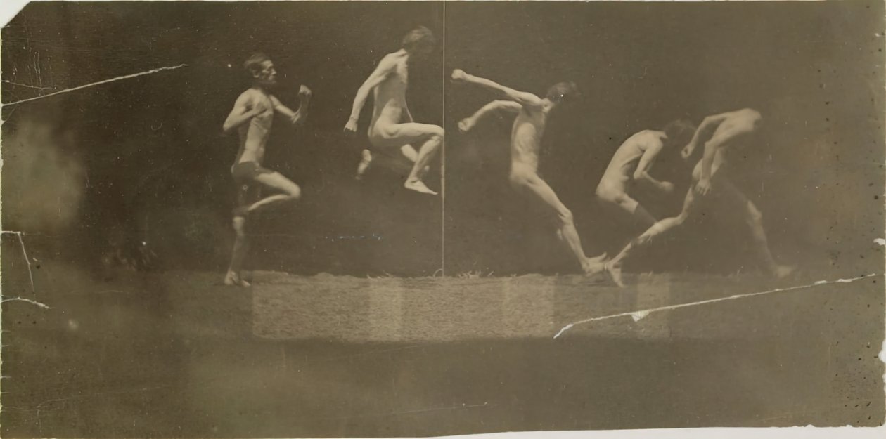 Fotografie della ruota di Marey di George Reynolds, 1884 da Thomas Eakins