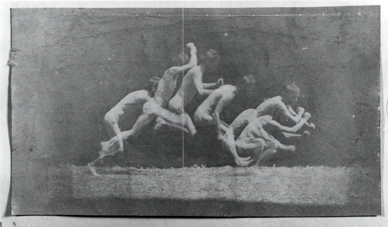 Fotografie della ruota di Marey di George Reynolds, 1884 da Thomas Eakins