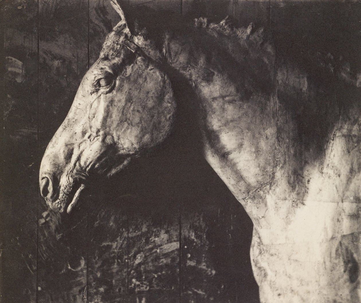 [Modello in gesso di Clinker per un rilievo equestre del generale Grant] da Thomas Eakins