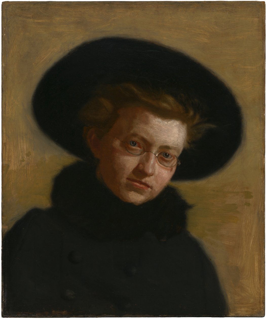 Ritratto di Lillian Hammit (Ragazza con un grande cappello) da Thomas Eakins