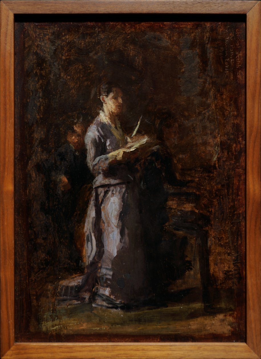 Studio per "Canzone patetica" da Thomas Eakins