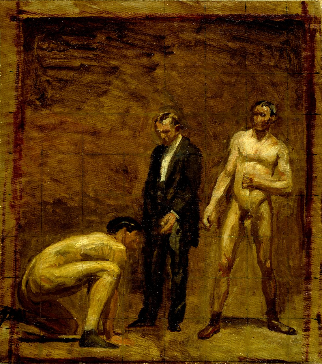 Studio per «Taking the Count» da Thomas Eakins