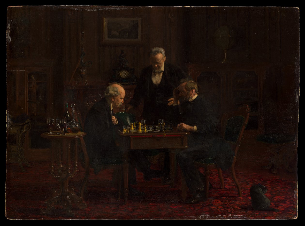 I giocatori di scacchi da Thomas Eakins
