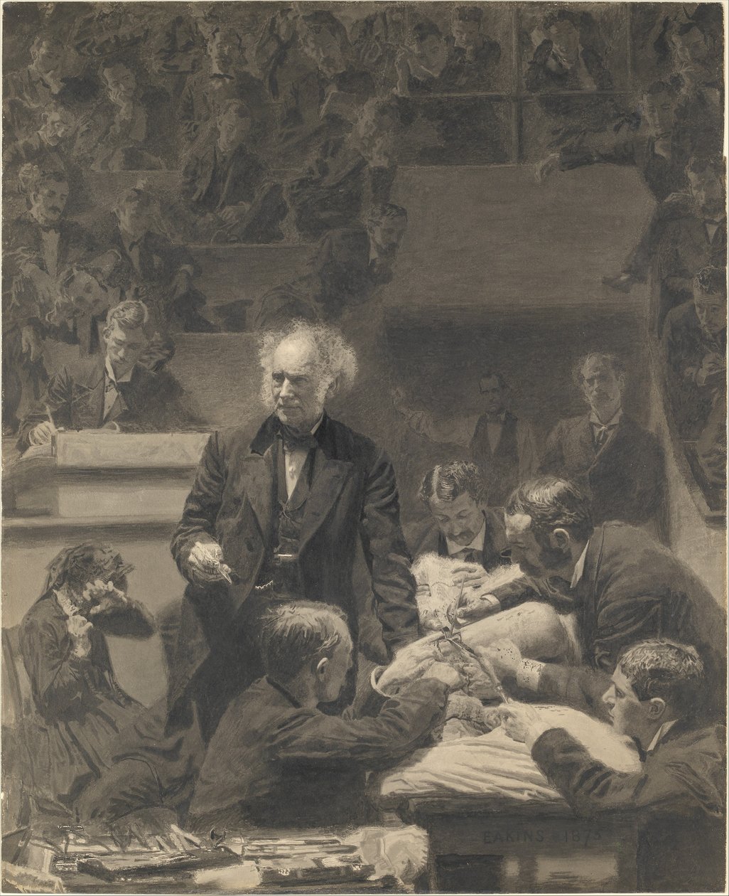 La clinica Gross da Thomas Eakins