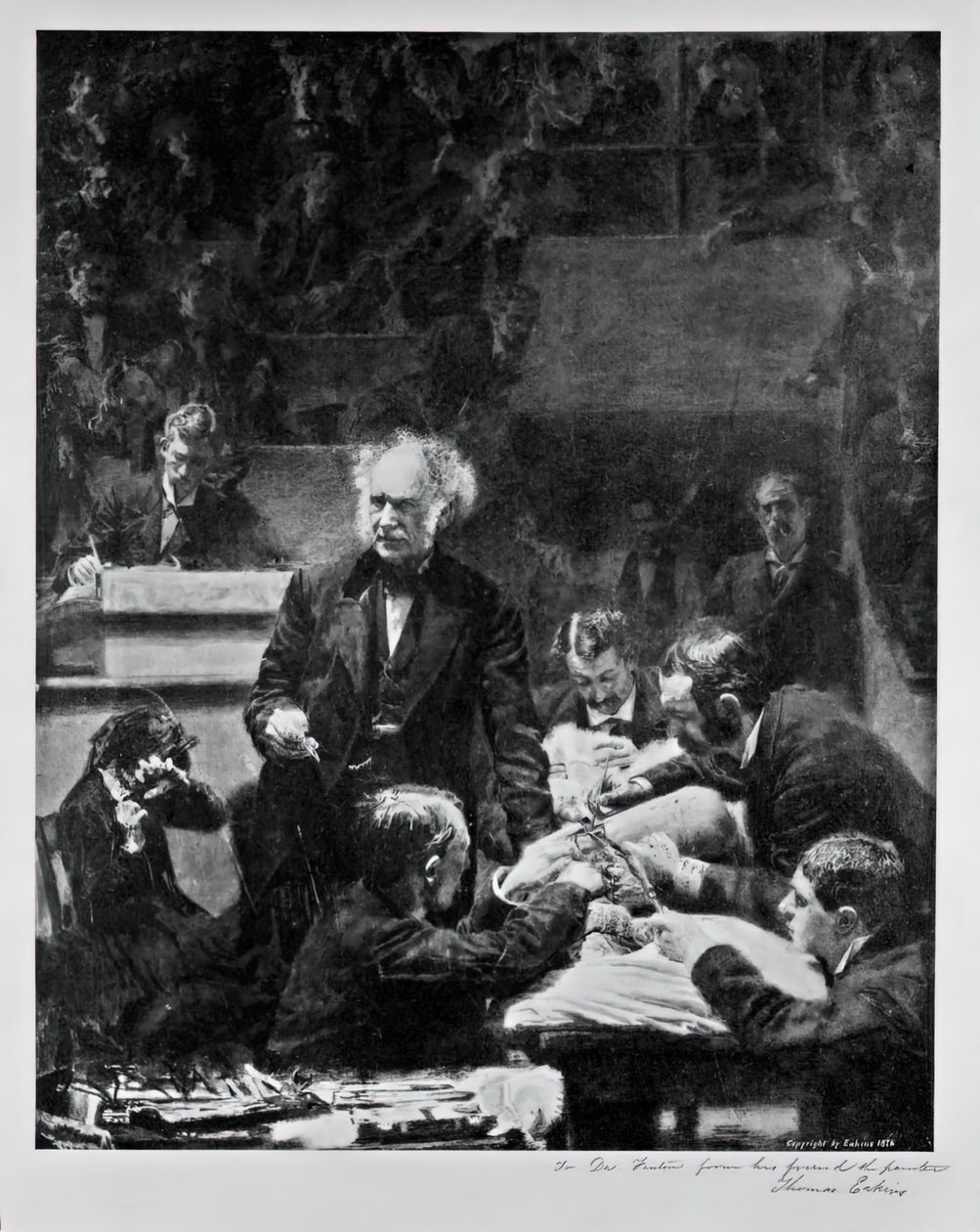 La clinica Gross, 1876 da Thomas Eakins
