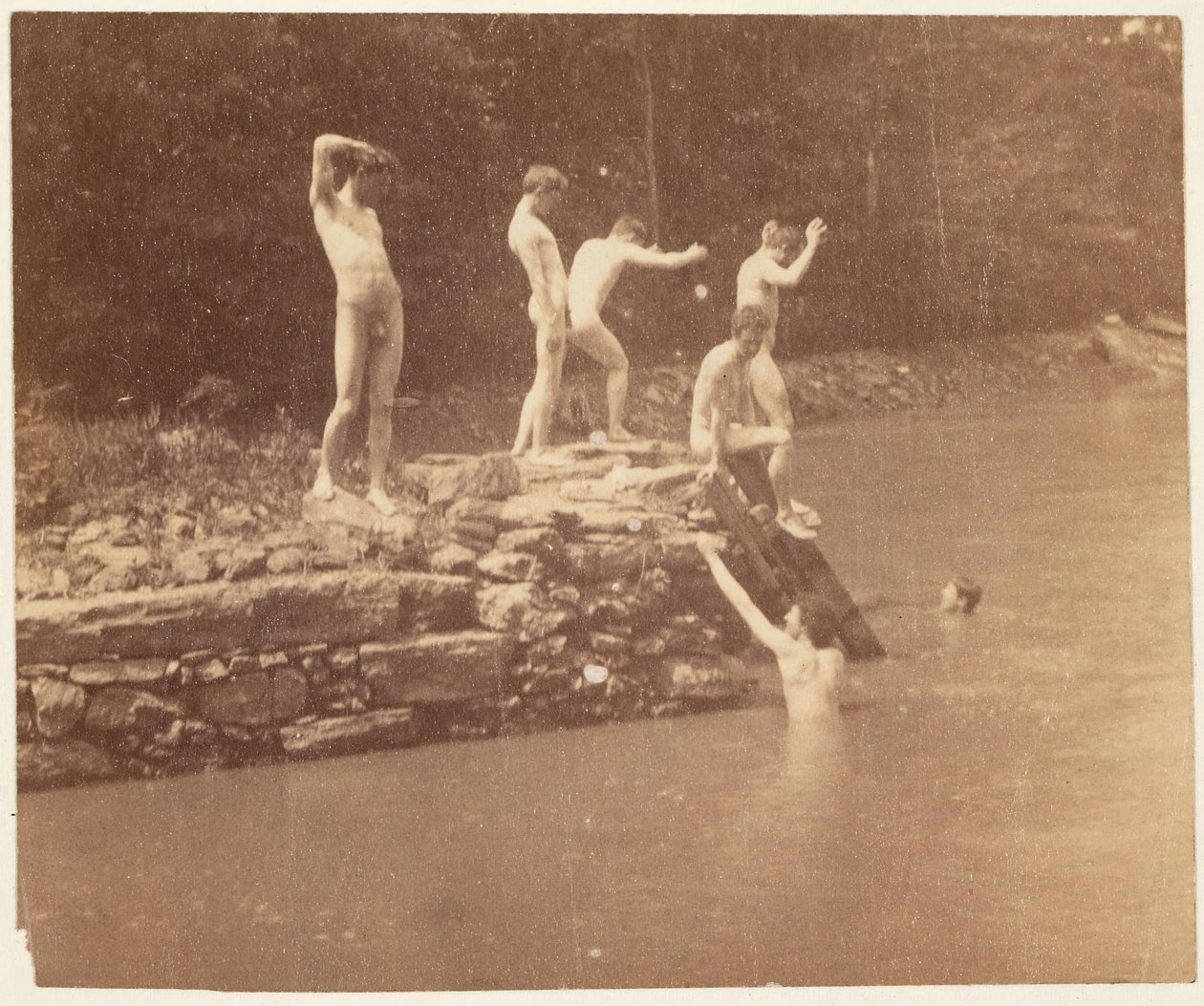 Thomas Eakins e studenti, c. 1883 da Thomas Eakins