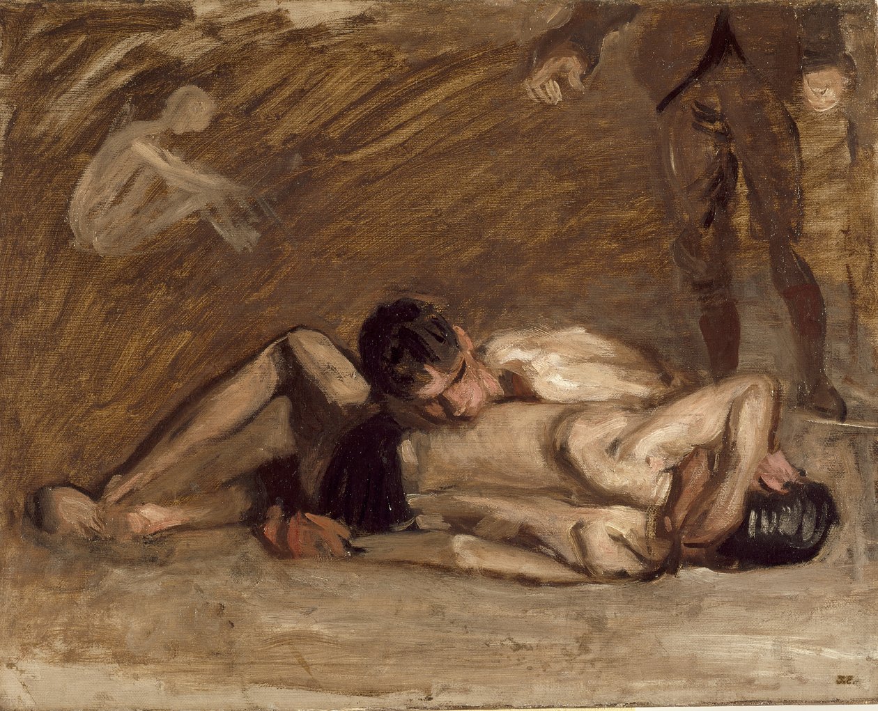 Lottatori da Thomas Eakins