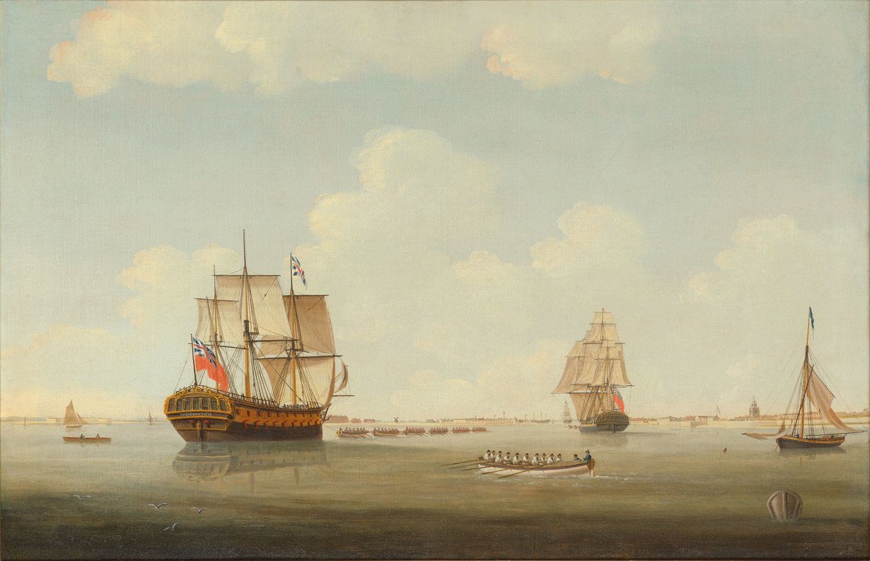 HMS Woolwich a rimorchio da Thomas Elliott