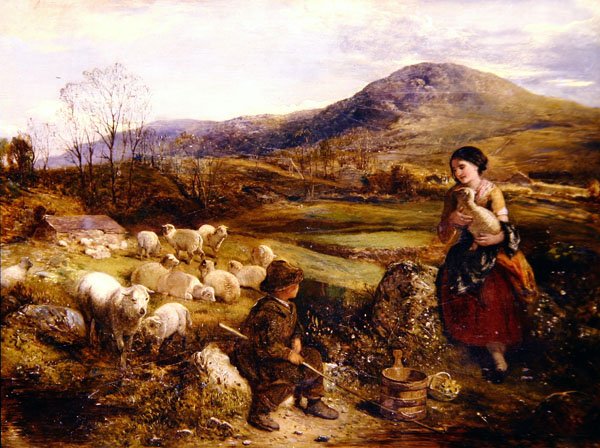 Giovane pastorella da Thomas Falcon Marshall