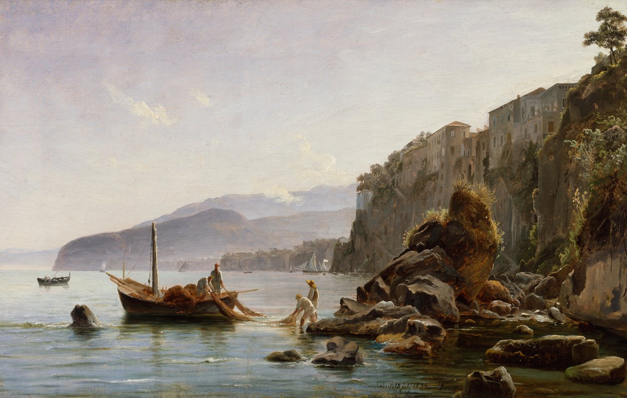 Pescatori a Sorrento da Thomas Fearnley
