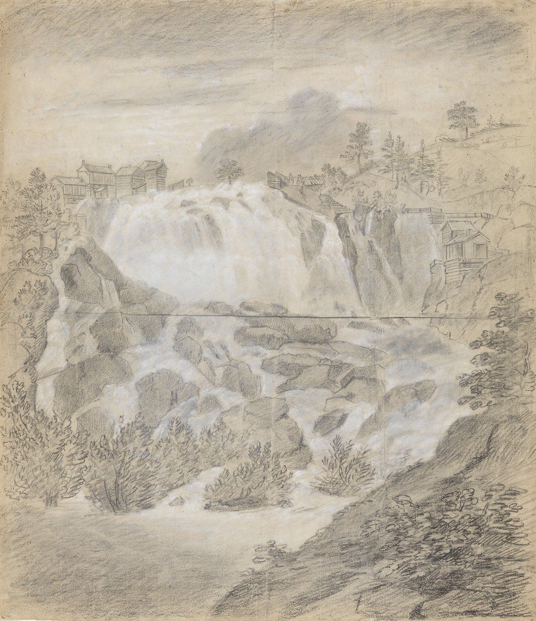 Haugfossen da Thomas Fearnley