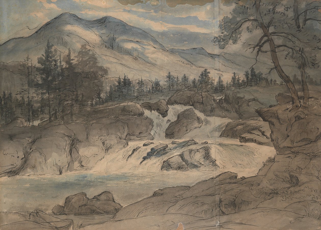 Le Cascate di Labro da Thomas Fearnley