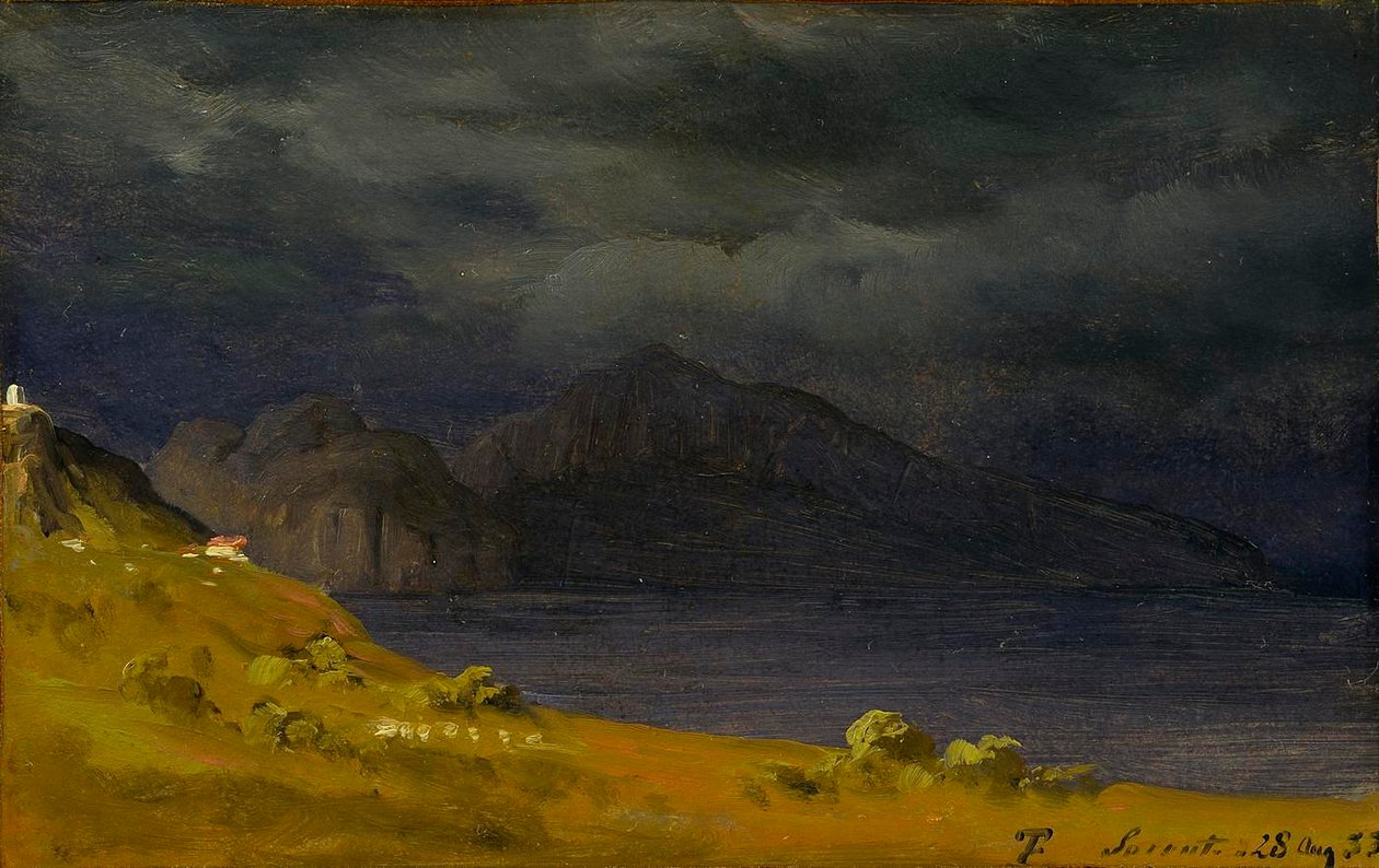 Veduta di Capri da Sorrento da Thomas Fearnley