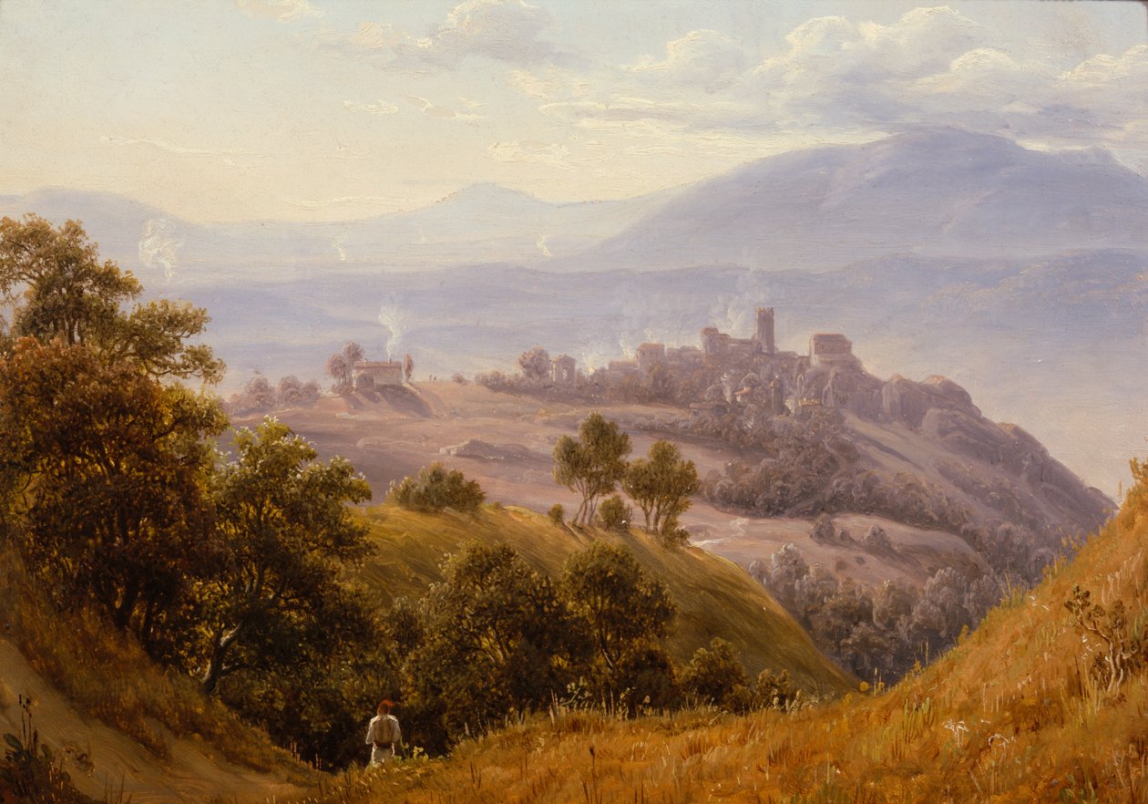 Veduta di Olevano, 1834 circa (dipinto) da Thomas Fearnley
