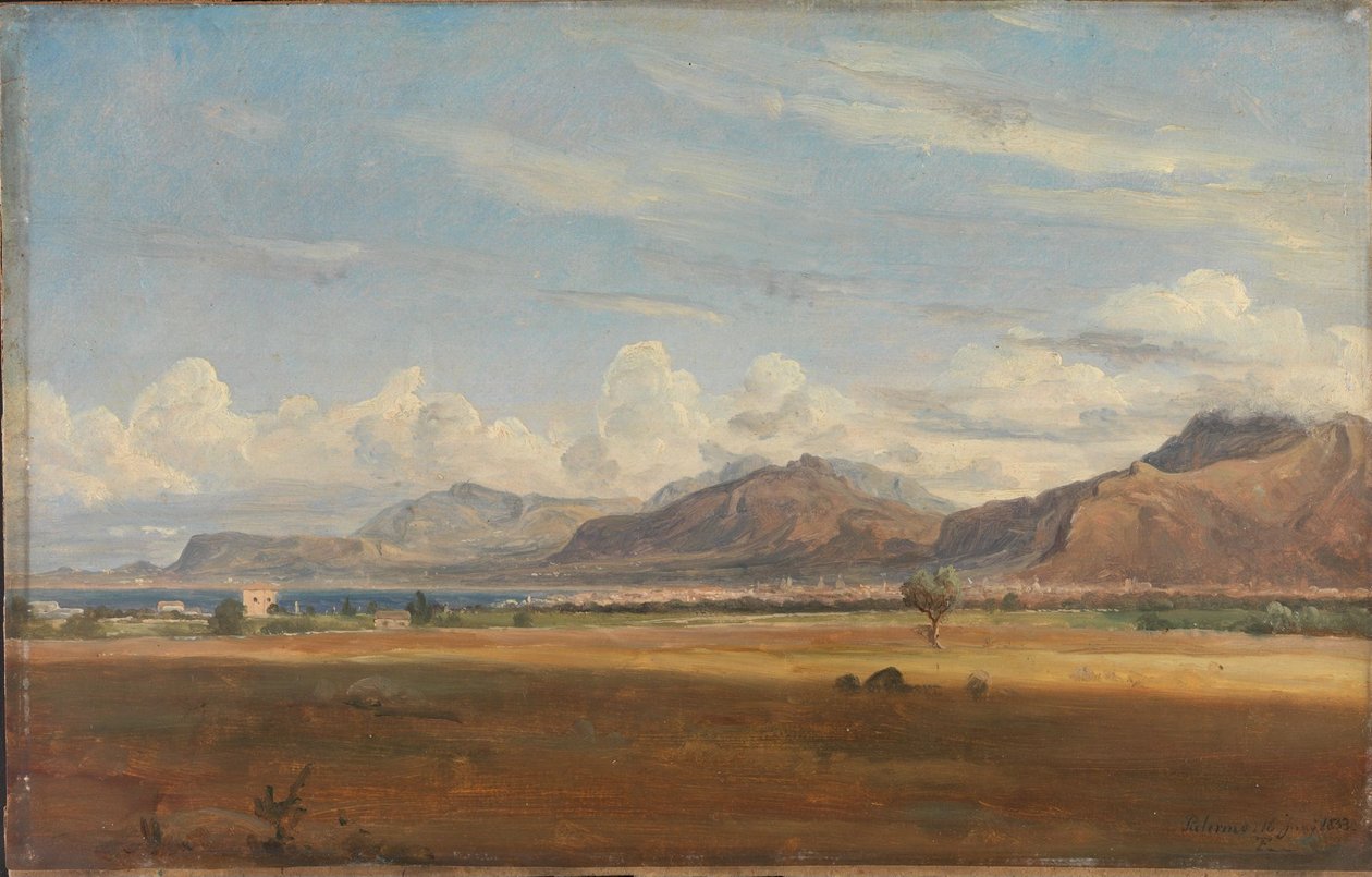 Vista di Palermo da Thomas Fearnley