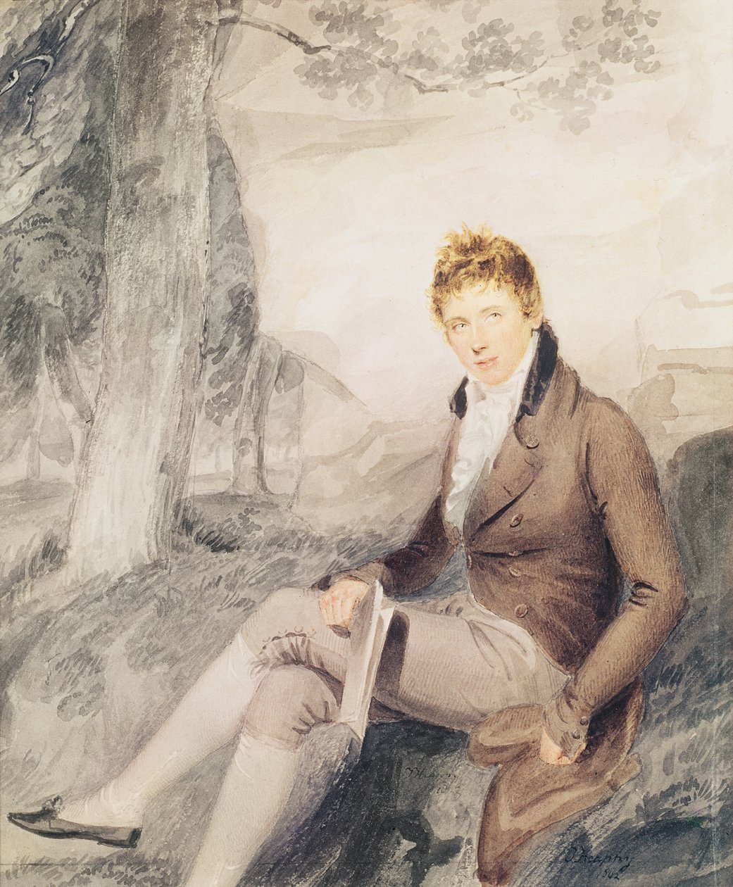 Ritratto di Henry John Temple, 3° Visconte Palmerston, 1802 da Thomas Frank Heaphy