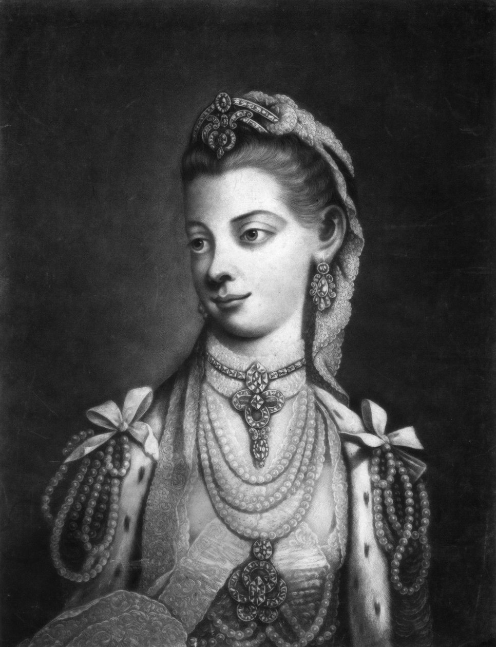 Charlotte, regina consorte di re Giorgio III di Gran Bretagna da Thomas Frye
