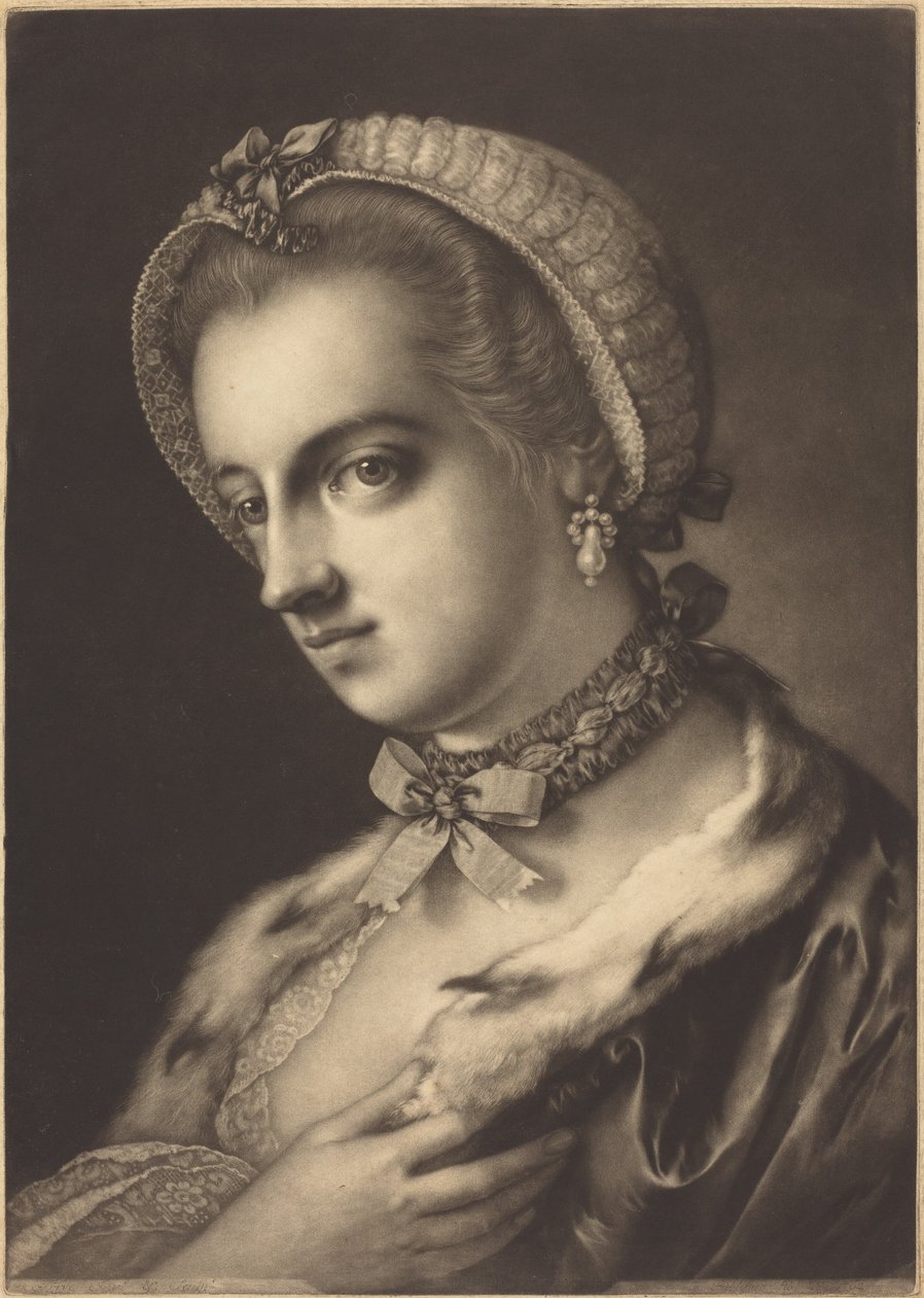 Ritratto immaginario di una bellezza inglese da Thomas Frye