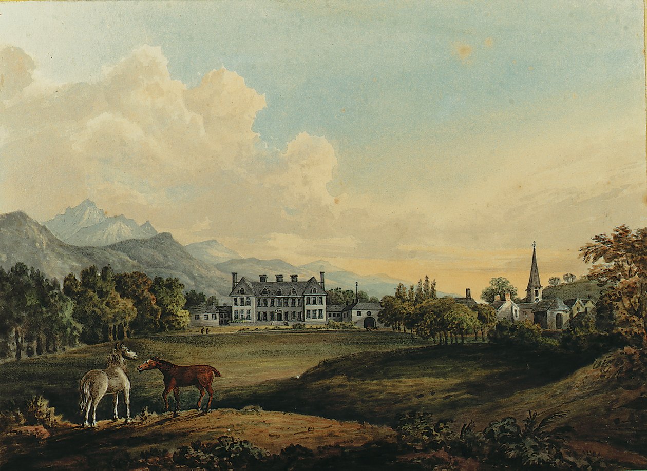 Vedute di Killarney: Casa di Lord Kenmare da Thomas Gage