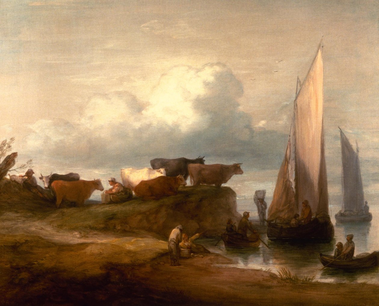 Un paesaggio costiero da Thomas Gainsborough