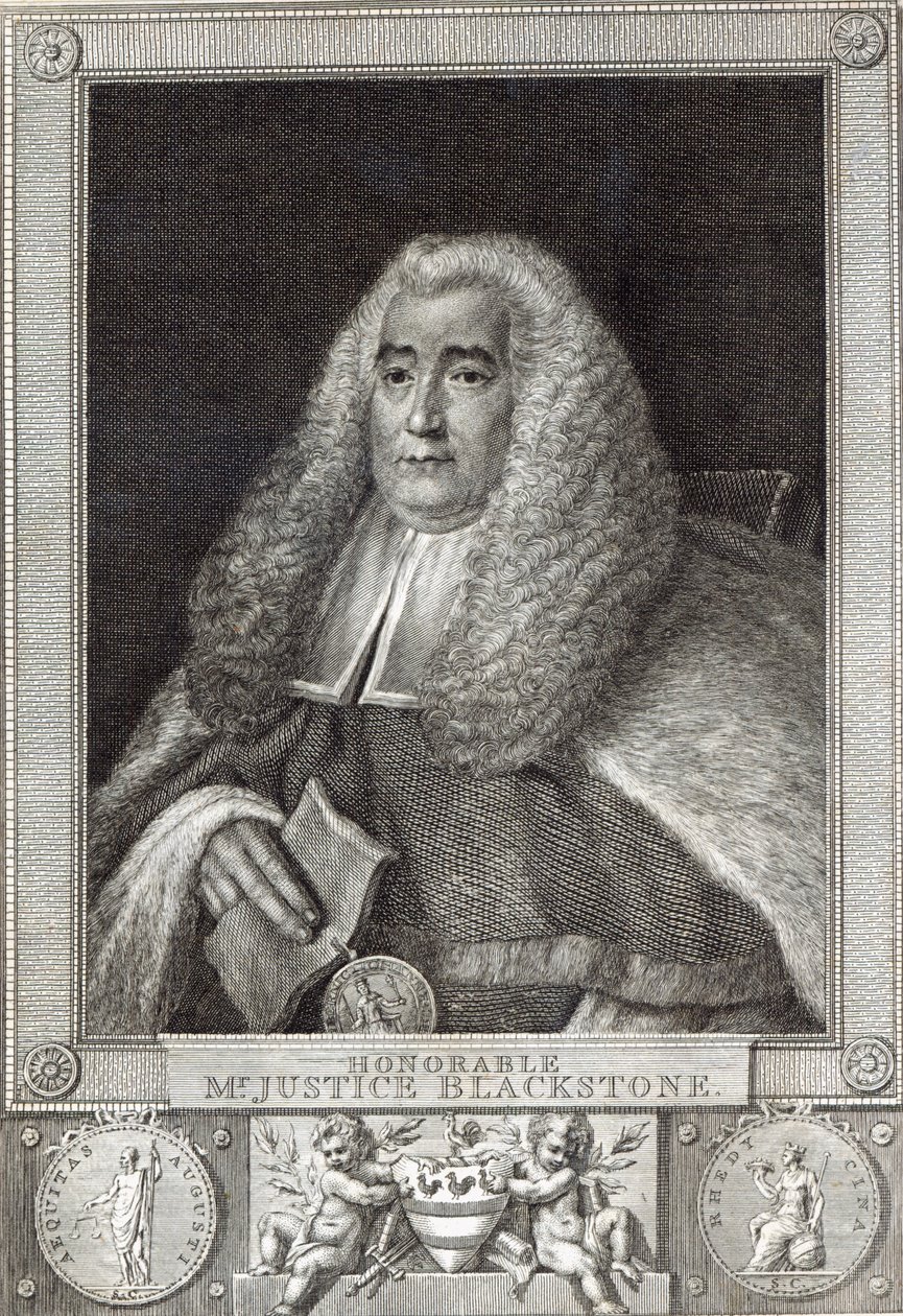 Onorevole Mr Justice Blackstone, inciso da Hall da Thomas Gainsborough