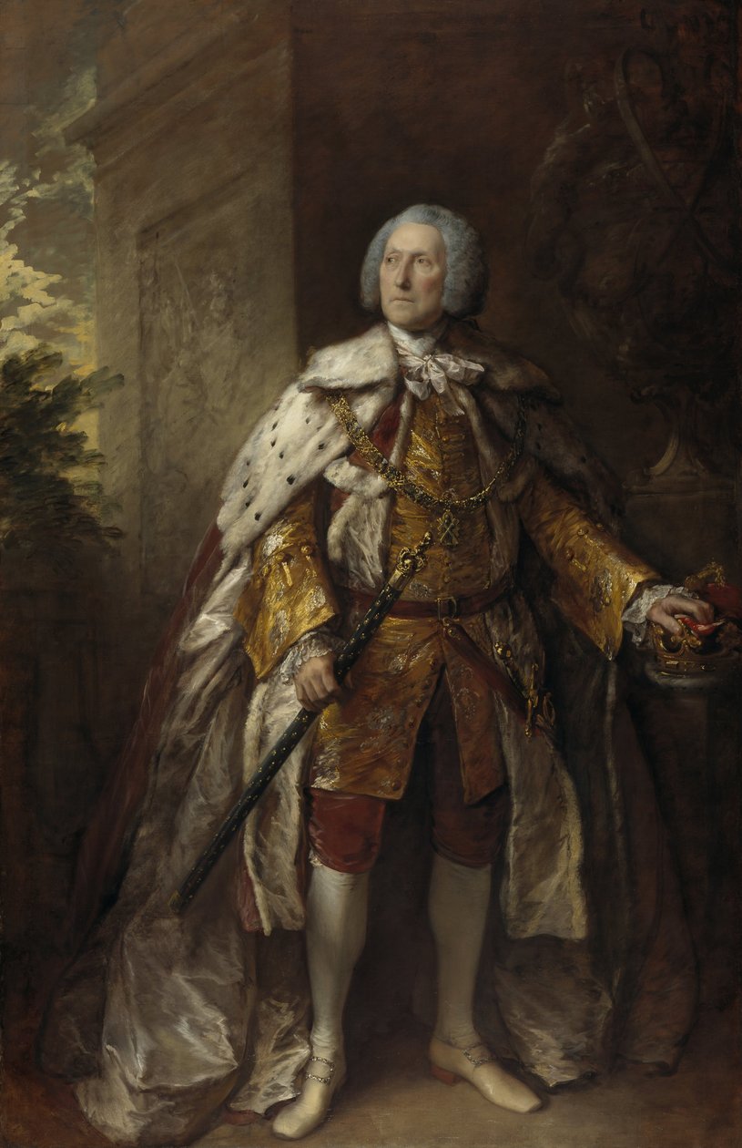 John Campbell, 4º duca di Argyll, circa 1693 - 1770. Soldato da Thomas Gainsborough