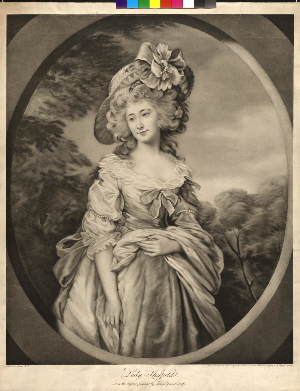 Lady Charlotte Sophia Sheffield da Thomas Gainsborough