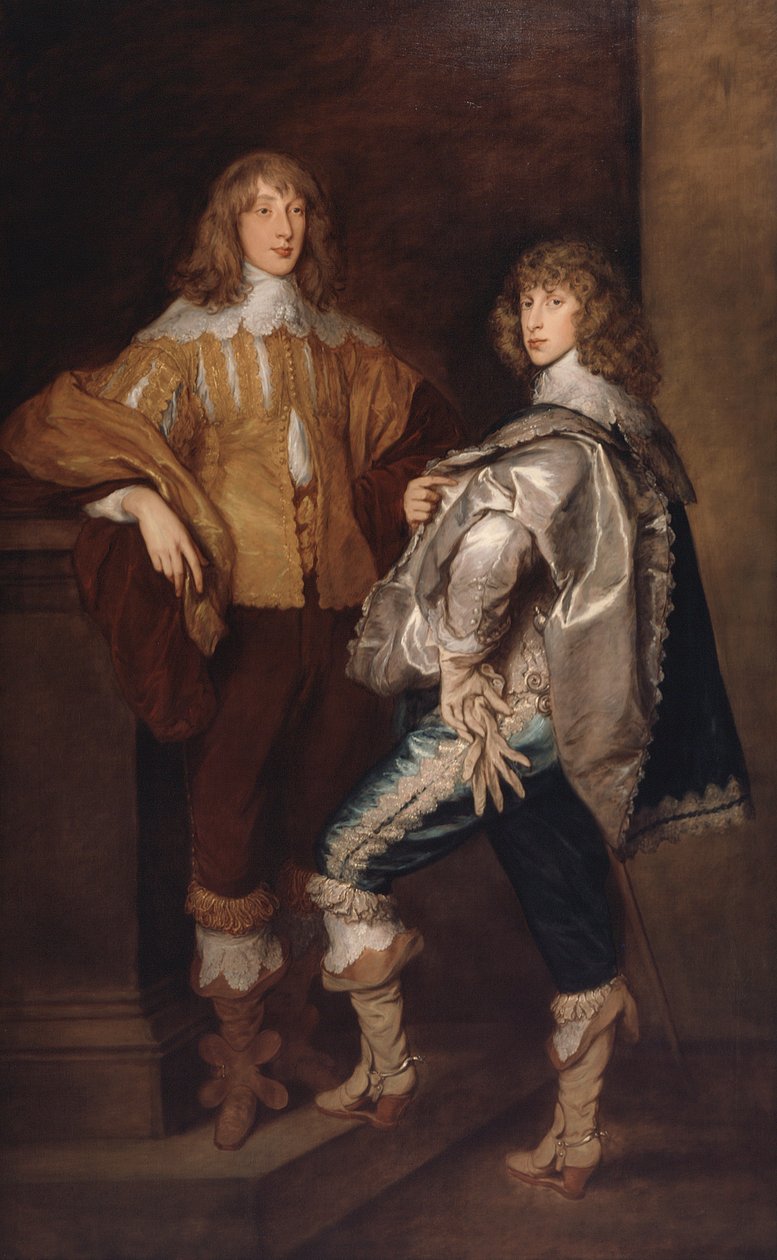 Lords John e Bernard Stuart, dopo Anthony van Dyck, 1760-70 circa (olio su tela) da Thomas Gainsborough