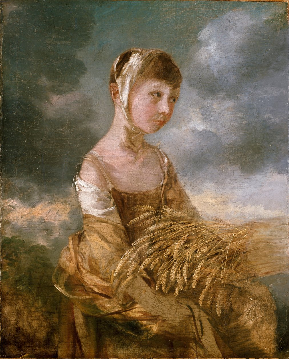 Margaret Gainsborough che spigola da Thomas Gainsborough